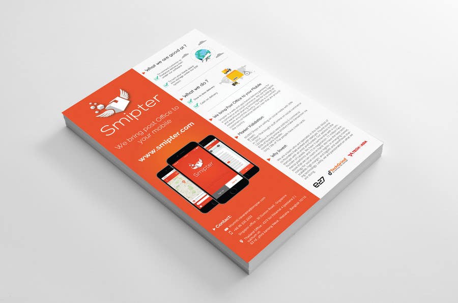 Proposition n°18 du concours                                                 Design an A4 Brochure for Smipter's Executive Summary
                                            