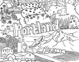 nº 48 pour Draw a coloring page for a Portland, Oregon restaurant par sarahlestari097 