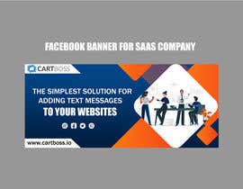 #202 pёr Facebook banner for SAAS company nga fatimaC09
