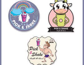 #50 Stickers for a milkshake shop részére TheCloudDigital által