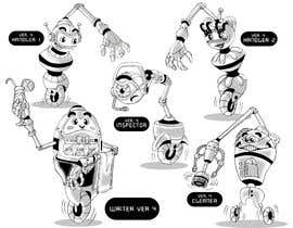 #53 untuk Draw us 5 goofy robots oleh marstyson76