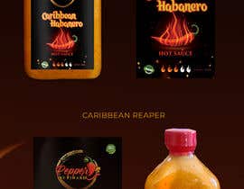 #60 για 2 x Hot Sauce bottle full back and front labels (Very similar labels) από skuizy