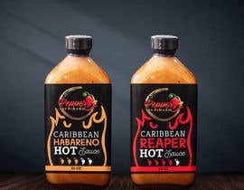 #119 for 2 x Hot Sauce bottle full back and front labels (Very similar labels) by pawangupta940