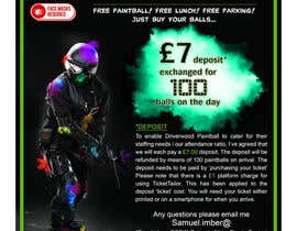 #7 for Renew the POSTER for paintballing by jithu789
