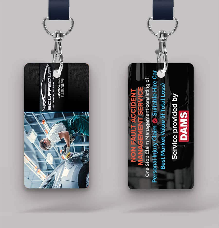 Contest Entry #254 for                                                 Design a Keyring Card for an Auto Body Shop
                                            