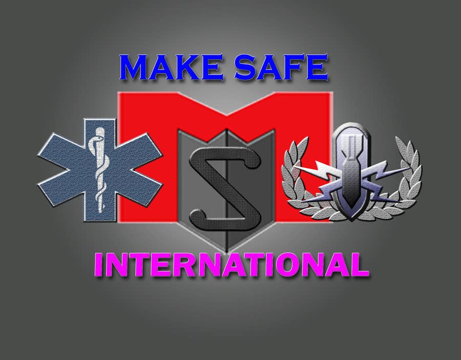 Penyertaan Peraduan #46 untuk                                                 MakeSafe International Non Profit Casualty Extraction and Explosive Ordnance Disposal service logo contest
                                            
