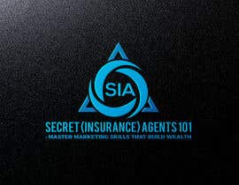 abiul tarafından New Logo for, &quot;Secret (Insurance) Agents 101: Master Marketing Skills That Build Wealth&quot; için no 65