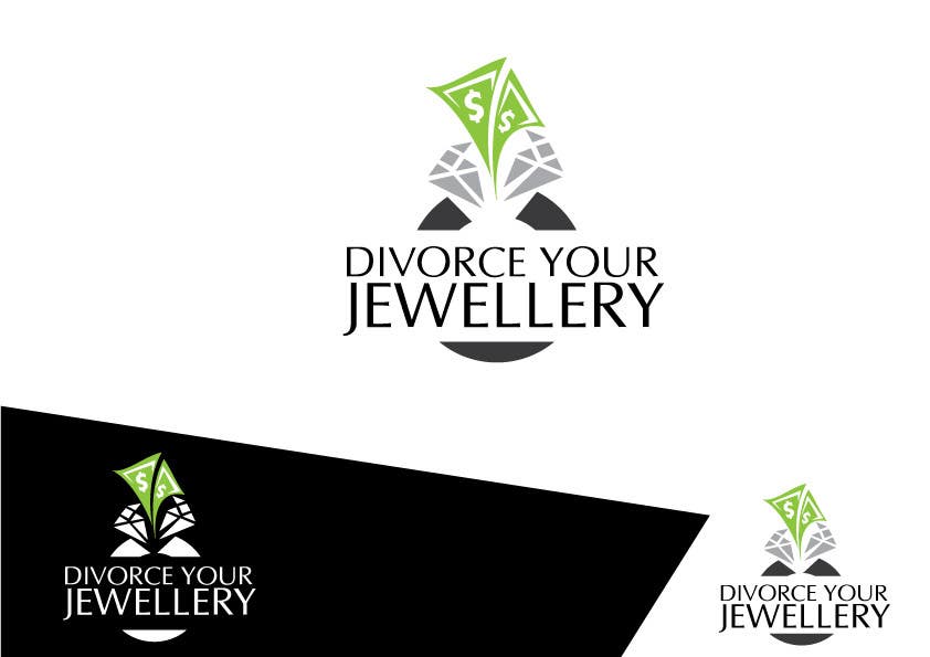 Příspěvek č. 18 do soutěže                                                 Logo Design for Divorce my jewellery
                                            