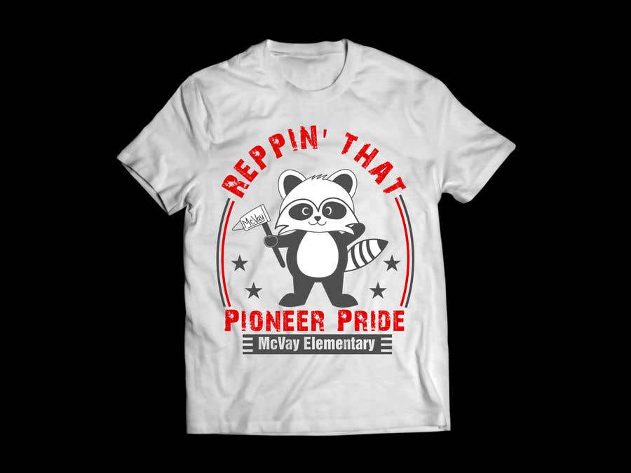 Kilpailutyö #147 kilpailussa                                                 McVay Elementary Reppin that Pioneer Pride Tee Shirt logo
                                            