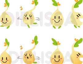 #56 para Cute Character Design to be used for Logo Branding - A Cute Seed Character por Dielissa