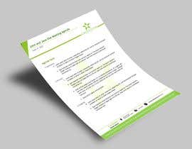 #29 for Design a Letterhead, Agenda, Microsoft Word &quot;Style Set&quot; by derpolmasky