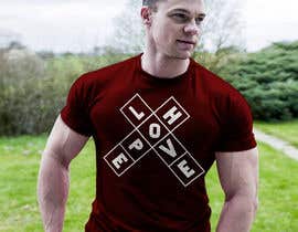 #84 για Hope and Love Crossword T-shirt από creativetanim525