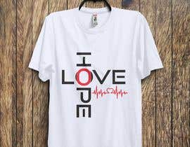 #90 para Hope and Love Crossword T-shirt de wakil678