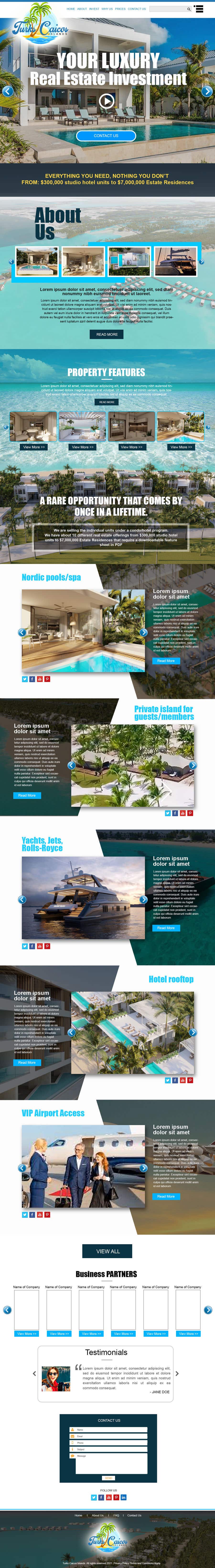 
                                                                                                            Bài tham dự cuộc thi #                                        59
                                     cho                                         Website and brochure for New Caribbean Island Development
                                    