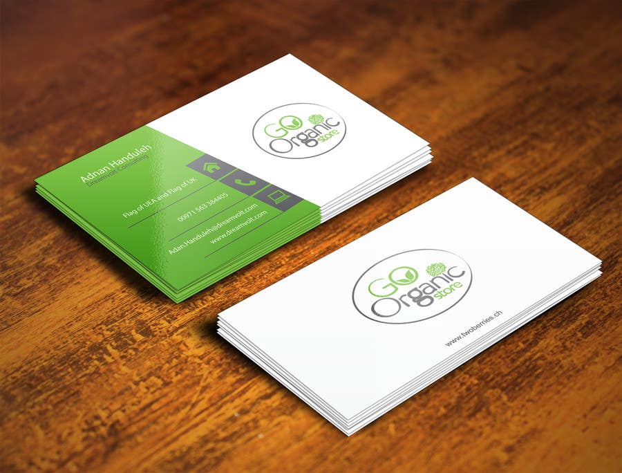 Bài tham dự cuộc thi #31 cho                                                 Design some Business Cards for Go Organic Store
                                            