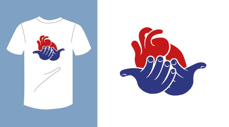 Kilpailutyö #18 kilpailussa                                                 Design a T-Shirt for organ donation
                                            