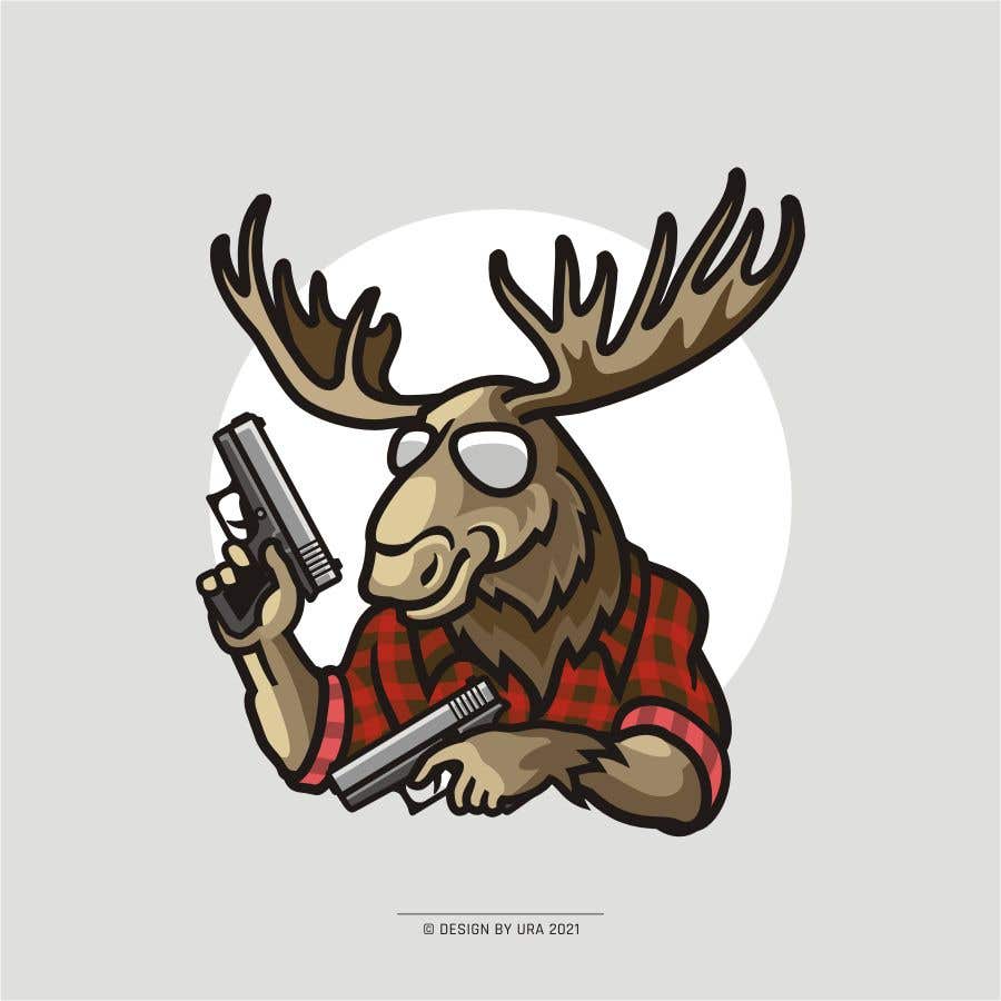 Inscrição nº 123 do Concurso para                                                 Undercover Moose Sticker
                                            