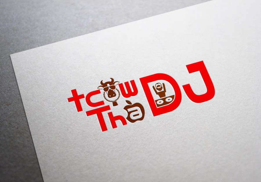 Contest Entry #138 for                                                 DJ Design - "tcow Tha DJ"
                                            