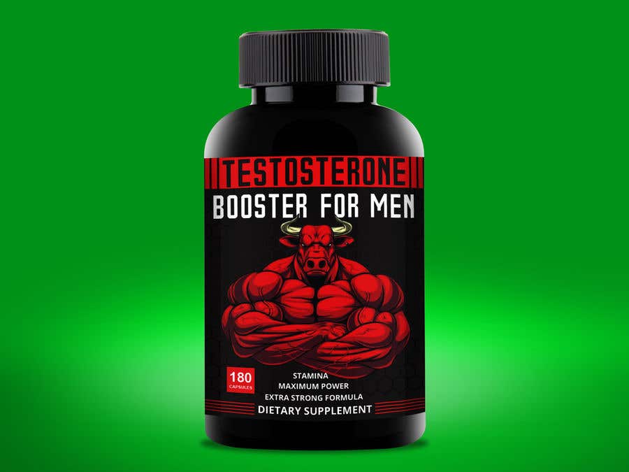 Contest Entry #121 for                                                 Label Design for testosterone booster - NO Logo design !
                                            