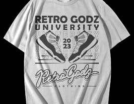 #163 for Retro Godz University Rebranding Project T shirt design by rashedul1012