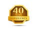 Miniatura de participación en el concurso Nro.33 para                                                     Design a Logo for "40 Years Experience"
                                                