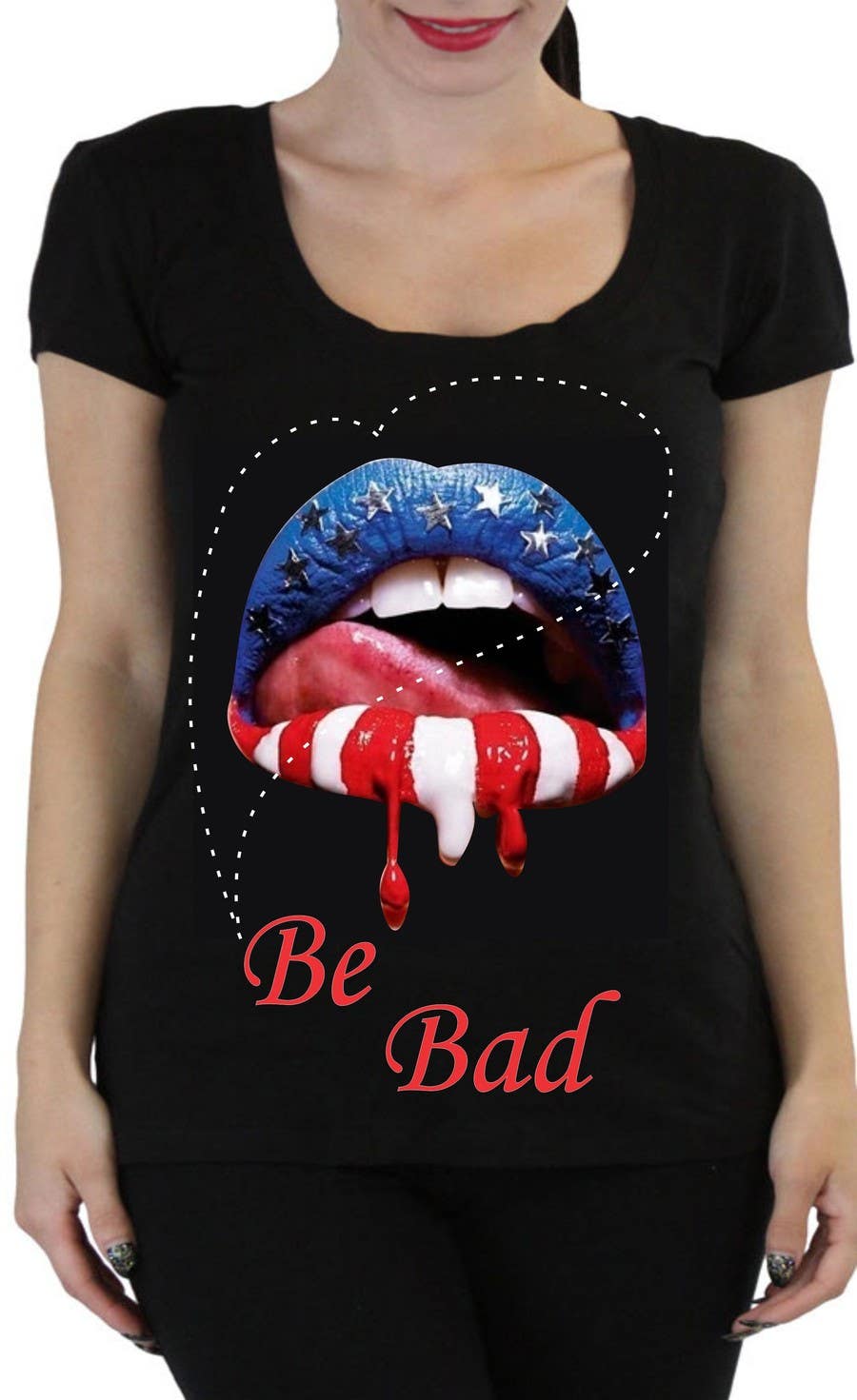Penyertaan Peraduan #93 untuk                                                 Design a T-Shirt for "Be Bad" Design
                                            