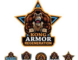 Nro 128 kilpailuun Logo for Kong Armor Regeneration käyttäjältä stevyb