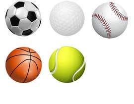 Nro 27 kilpailuun Create 5 digital sports balls - 19/07/2021 01:50 EDT käyttäjältä harshit10226
