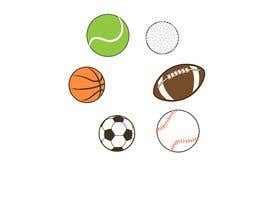 Nro 33 kilpailuun Create 5 digital sports balls - 19/07/2021 01:50 EDT käyttäjältä shreenath24