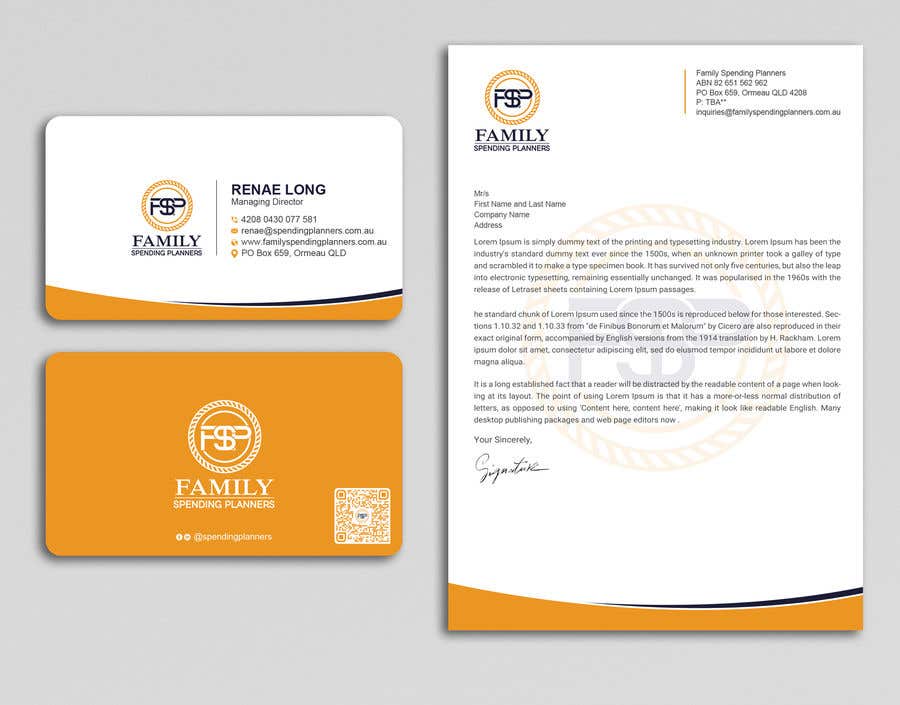 Contest Entry #193 for                                                 Business card & letterhead - simple financial business
                                            