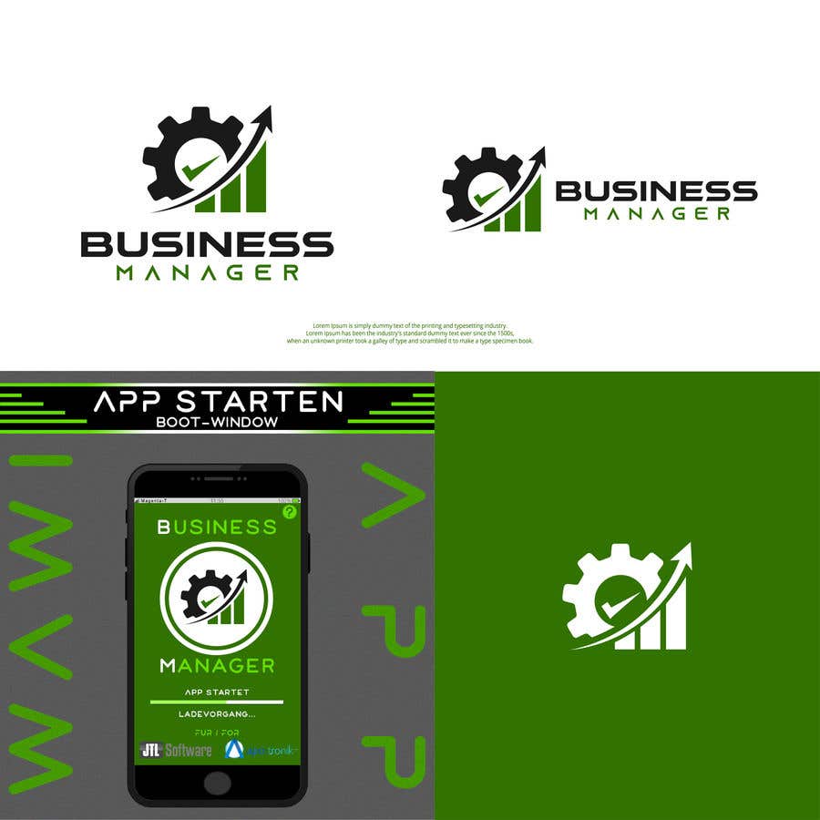 Kilpailutyö #16 kilpailussa                                                 Logo & Favicon creation for App & Website (Business Manager ERP System)
                                            