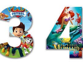 #7 for #s with Design - Mermaid and Paw Patrol by Aravindh4031