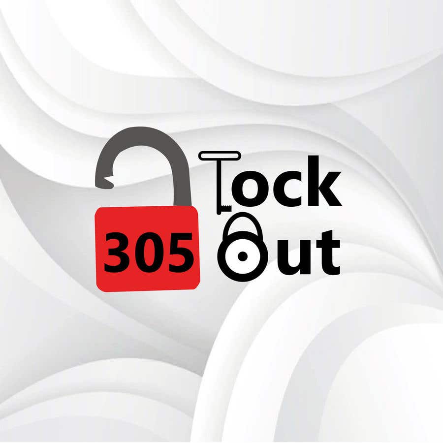 Penyertaan Peraduan #52 untuk                                                 305 LockOut - Logo Design
                                            