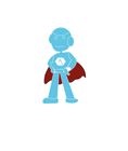 #4 for kids superhero  character Design by AbdallahAdwan16