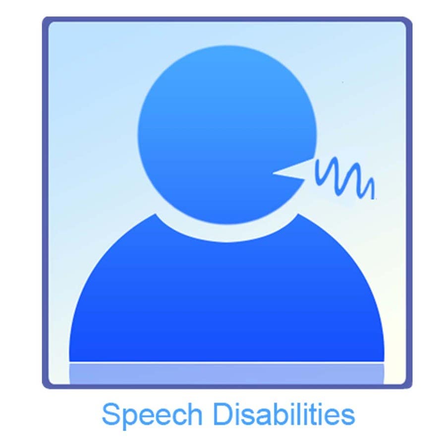 Kilpailutyö #8 kilpailussa                                                 Design an Icon image for Speech Disability Category
                                            