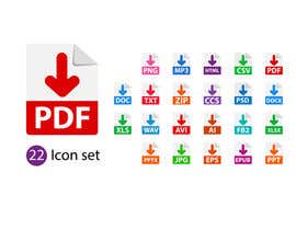 #7 para Create file format icons. de twinbrothers11
