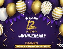 #536 for Graphic for LinkedIn post celebrating 12th anniversary of company&#039;s establishment by usamakayani1786