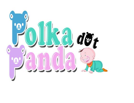 Penyertaan Peraduan #93 untuk                                                 Design a Logo for a new children's clothes website - Polka Dot Panda
                                            