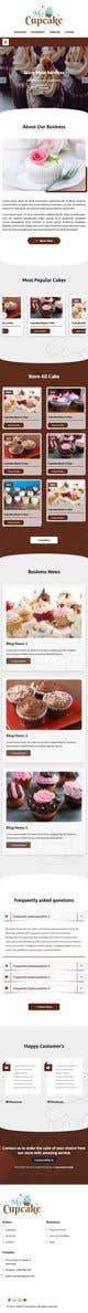 Graphic Design Contest Entry #76 for Cupcake Company Responsive Website Template