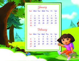 Nambari 22 ya Kids calendar design 2022 na jannatmahfuza87