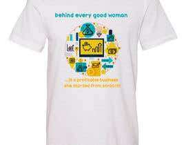 #10 for T-Shirt Design: &quot;Behind Every Woman&quot; by silentblack8
