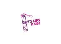 Graphic Design Kilpailutyö #79 kilpailuun Sky's Lips n Sips Logo