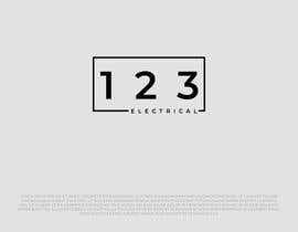 #536 for 123 Electrical Logo by Maruf2046