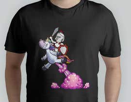 #345 for T-Shirt Illustration Knight Riding a Unicorn by jashedjashed98