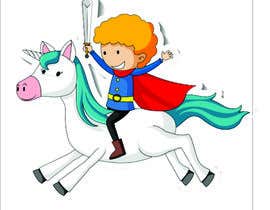 #350 para T-Shirt Illustration Knight Riding a Unicorn de ammarfreelancer1