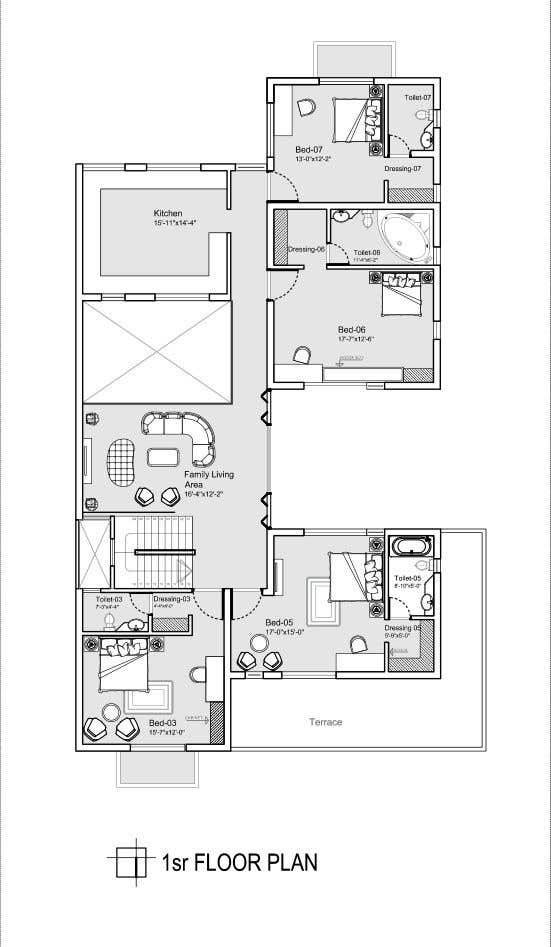
                                                                                                            Proposition n°                                        3
                                     du concours                                         Build me a House Plan (Floor Plans, 3d designs, Interior Designs etc.)
                                    