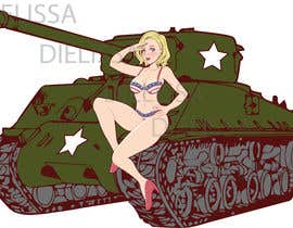 #53 for Bomber Betty on a tank av Dielissa