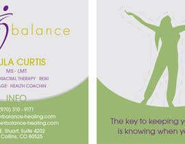 #17 for Design Some Business Cards for Therapeutic Massage Practice by danielaneto