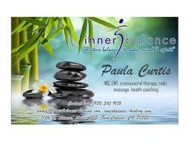 #20 for Design Some Business Cards for Therapeutic Massage Practice by Shrey0017