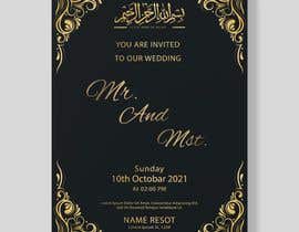 #56 para Marriage Invitation Card por Hasibuzzaman1
